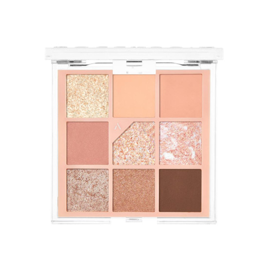 Unleashia Glitterpedia Eye Shadow Palette No.3 All of Coral Pink 6.2g