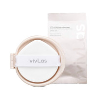 Vivlas Double Lasting Blur Velvet Fit Cushion SPF50+ PA+++ No.21 Refil...