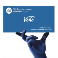 Voho Nitrile Gloves M Berry Blue 100ea