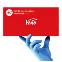 Voho Nitrile Gloves M Smurf Blue 100ea