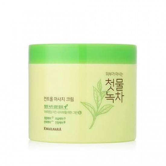 Welcos Kwailnara The First Green Tea Control Massage Cream 300g