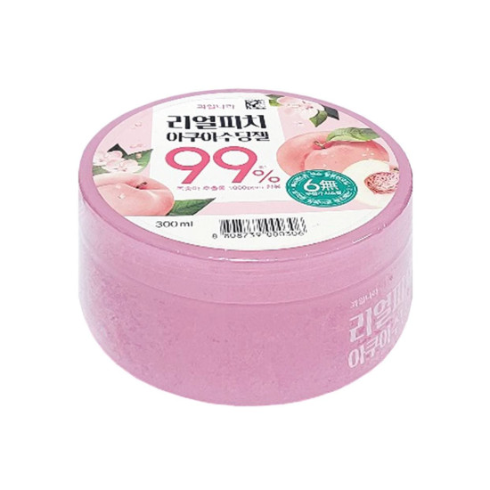 WELCOS Real Peach Aqua Soothing Gel 99% 300ml