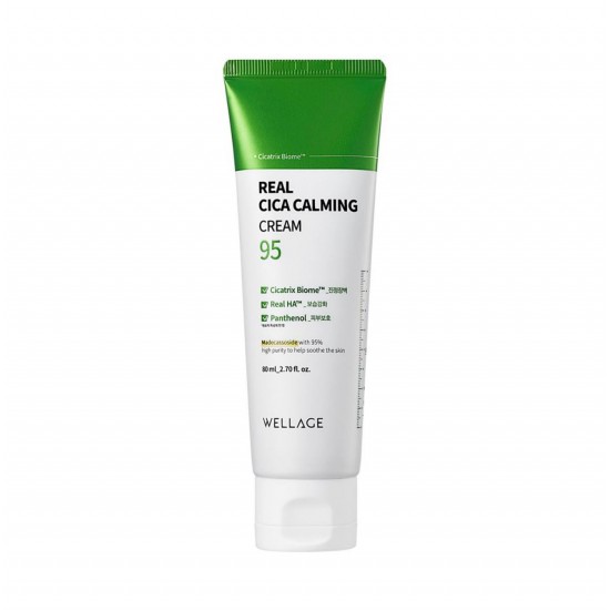 WELLAGE Real Cica Calming 95 Cream 80ml 