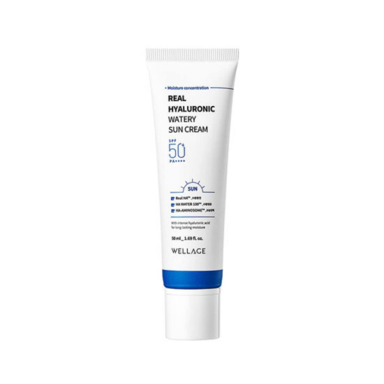 Wellage Real Hyaluronic Watery Sun Cream SPF50+ PA++++ 50ml 