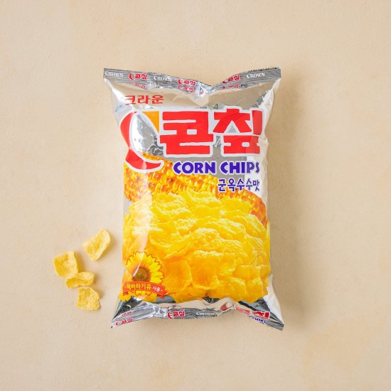 Crown Corn Chip Roasted Corn Flavor 148g