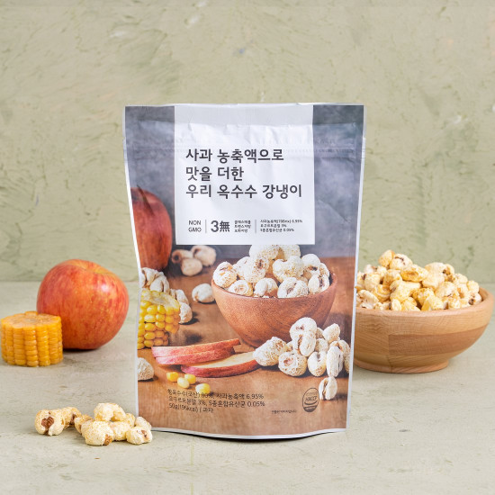 JAJU Korean corned corn flavored with apple concentrate