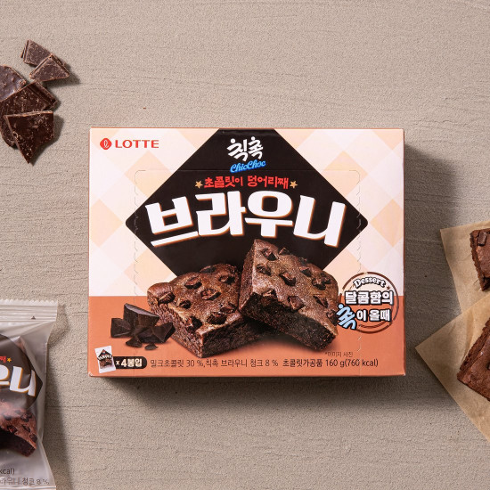 Lotte Chick Chok Brownie 160g