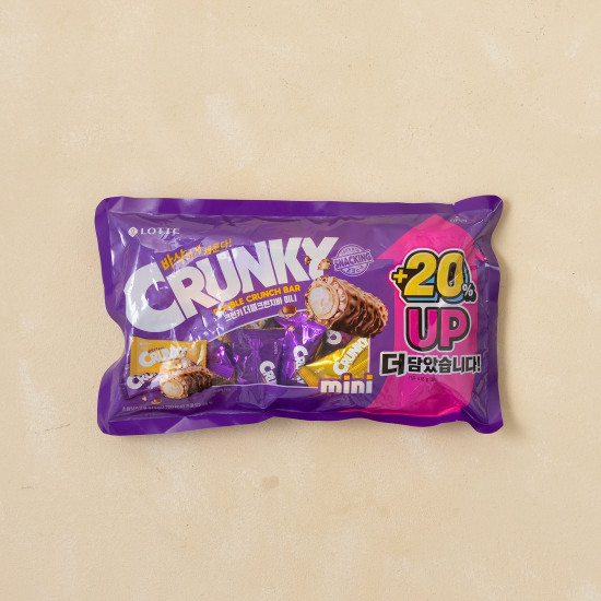 Lotte Crunchy Double Crunch Bar Mini 513g