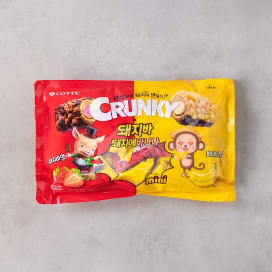 Lotte Crunky Pork Banana 377g