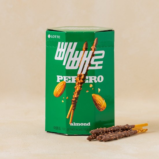 Lotte Pepero Almond 132g