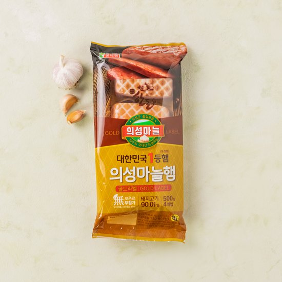 Lotte Uiseong Garlic Ham 4ea x 125g
