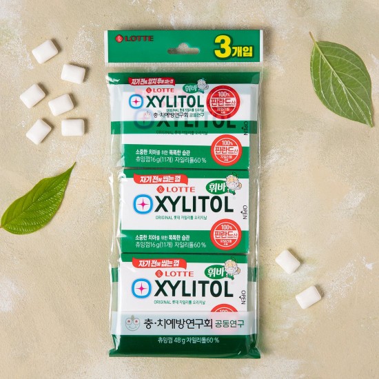 Lotte Xylitol 3 Bundles 48g