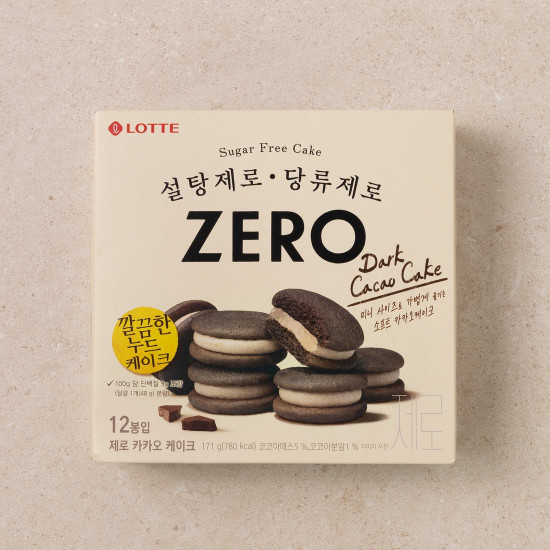 Lotte Zero Cacao Cake 171g