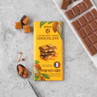 No Brand Caramel Almond Chocolate 100g