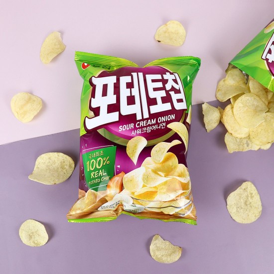 Nongshim Potato Chips Sour Cream Onion 60g