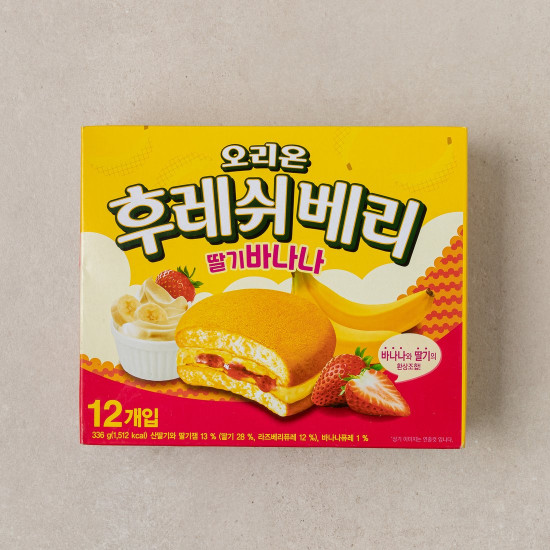 Orion Fresh Berry Strawberry Banana 336g