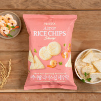 PEACOCK Air Pop Rice Chip Shrimp Flavor 120g