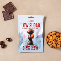 PEACOCK Raw Sugar Almond Chocolate Ball 60g