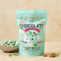PEACOCK Real Chocolate Almond Mint Chocolate Ball 260g