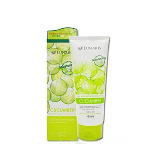 Lunaris cucumber daily moisturizing cleansing foam 170ml. 