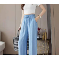 Overnine Women's Ice Denim Lightweight Wide Leg Pants
