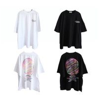 Short Sleeve Crew Neck Casual T-shirt (Free Size)