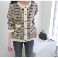 Women's tweed cardigan Zenit Rona (Size Free)
