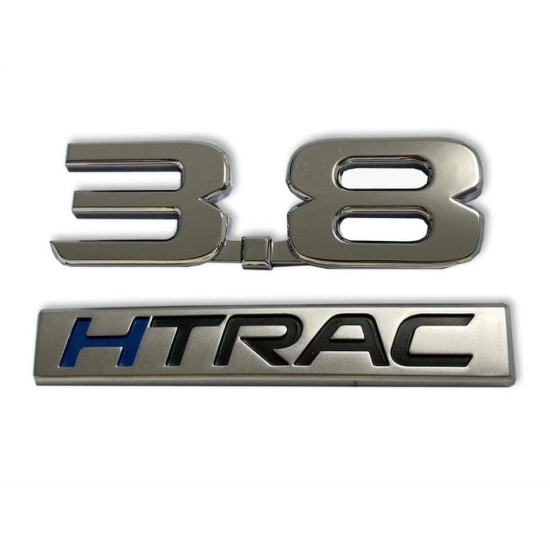EQ900 3.8 HTRAC genuine emblem (86312D2100)
