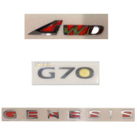 Genesis G70 AWD/Genesis Emblem/G70 Emblem Hyundai Mobis Genuine 86310G...