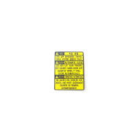 Ghost closing door hand care decal 81329J6000
