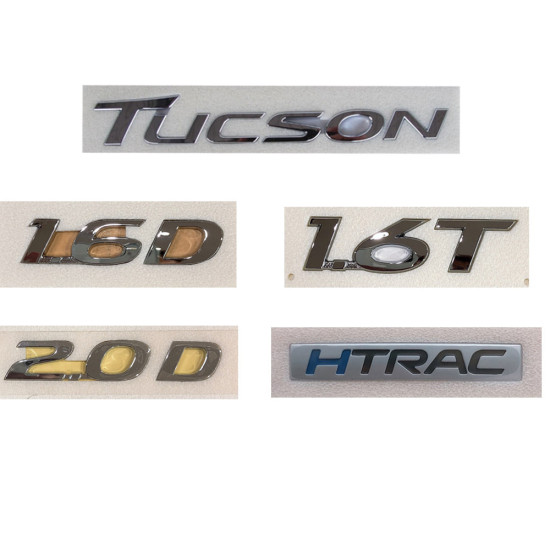 Tucson TL Emblem/Emblem TUCSON/1.6D/1.6T/2.0D/H Trek Hyundai Mobis Genuine Parts 86319D3500/86328D3500/86313D3500/86322D3
