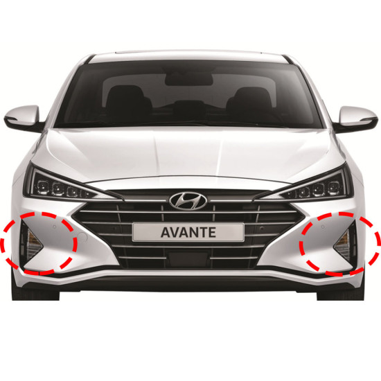 Avante AD Facelift Signal Lamp/Turn Signal Lamp/Turn Signal Lamp Hyundai Mobis Soonjeong 92301F2500/92302F2500