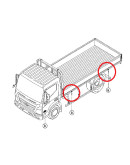 Mighty/Megatruck/Pavis sidelight/side lamp/work light/side auxiliary lamp Hyundai Mobis Genuine Parts 923075A400

