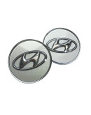 Hyundai Mobis pure silver modern Mark hubcaps 529603K210 Elantra AD/Avante MD/grandeur TG/NF Sonata/Grand star Alex/Vera Cruz/Santa Fe CM/Kona/grandeur HG/grandeur IG/Max Cruz/Santa Fe DM/Santa Fe TM/YF Sonata/LF Sonata/No Psi
