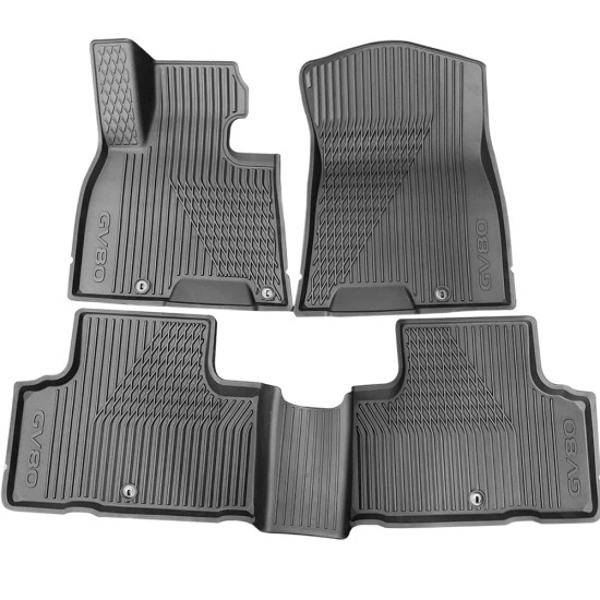 Genesis GV80 Floor Mat/Rubber Mat 1st/2nd Row Hyundai Mobis Soonjeong T6843AP000/T6843AP300/T6843AP200/T6843AP
