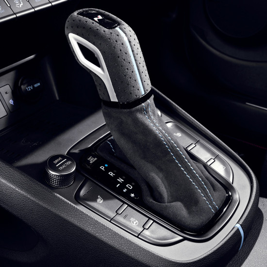 Kona N Alcantara Gear Knob/Alcantara Gear Rod/Alcantara Gear Boots Hyundai Mobis Genuine I3467AP000
