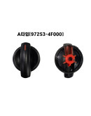 Porter 2 Manual air conditioner switch/heater control switch/heater control knob Hyundai Mobis Genuine Parts 972534F000/972524F000
