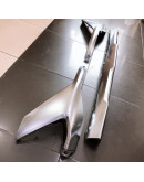 The New Santa Fe TM Chrome bottom bumper skid / Chrome skid plate / Calligraphy bottom bumper skid Hyundai Mobis Genuine 86578S1600/86579S1600/86577S1600
