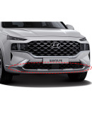 The New Santa Fe TM Chrome bottom bumper skid / Chrome skid plate / Calligraphy bottom bumper skid Hyundai Mobis Genuine 86578S1600/86579S1600/86577S1600
