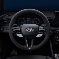 Veloster NN Performance Alcantara Steering Wheel/Alcantara Handle Hyun...