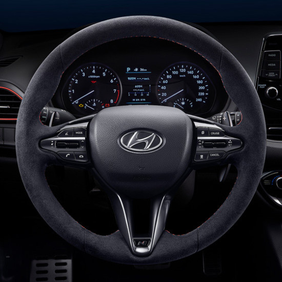 i30N N Performance Alcantara Steering Wheel/Alcantara Handle Hyundai Mobis Genuine
