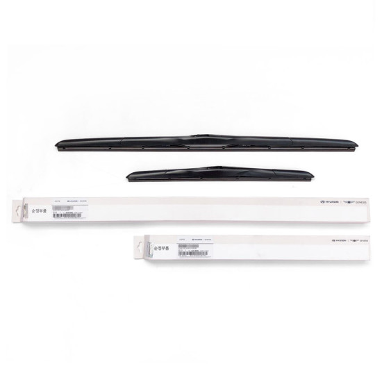 Genesis G70 aero type wiper/aero type window brush/wiper blade Hyundai Mobis genuine 98350G8000/98360G8000
