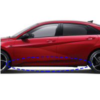 Avante CN7 N-Line Side Skirt/N-Line Side Molding/N-Line Side Seal Hyun...