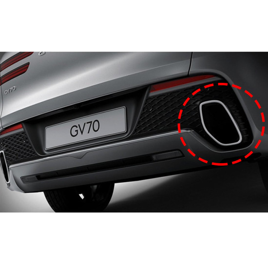 Genesis GV70 muffler and stream/tail stream/rear best server to stream 866C1AR000/866C2AR000/866C1AR500/866C2AR500 Mobis order parts
