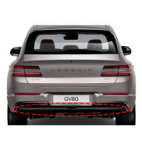 Genesis GV80 Diesel Rear Bumper Skid/Rear Lower Skid 86612T6020 Hyunda...