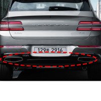 Genesis GV80 rear bumper cover/rear lower bumper cover Hyundai Mobis g...