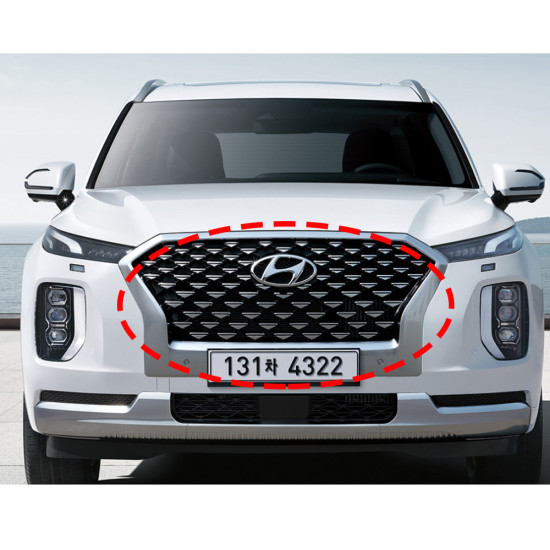 Palisade Radiator Grill / Radiator Grill / Bumberg Grill Hyundai Mobis Genuine Parts 86350S8040 86350S8041/86350S8042/86350S8050/86350S8051/86350S8052/86350S8100/86350S8101/86350S8102/86350S8110/86350S8112/
