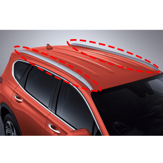 Santa Fe TM Roof Rack/Roof Rack/Roof Rack Cap Hyundai Mobis Genuine Parts 87293S1000XAA/87270S1000XAA/87280S1000X
