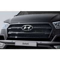 Solati Radiator Grill/Bumberg Grill/Dark Chrome Grill Hyundai Mobis Ge...