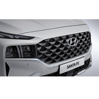 The New Santa Fe TM Dark Chrome Grill / Deluxe Dark Chrome Grill / Bla...